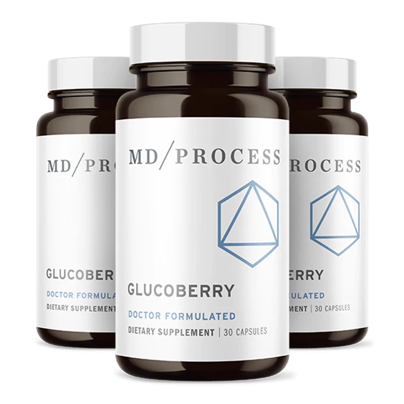 GlucoBerry Blood Sugar Health — 3 Bottle / 90 Day Pack