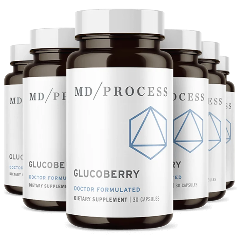 GlucoBerry Blood Sugar Health — 6 Bottle / 180 Day Pack
